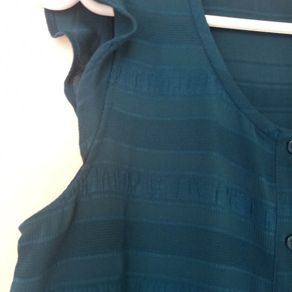 RW&CO Teal Sleeveless Top, Size S - Picture 11 of 11